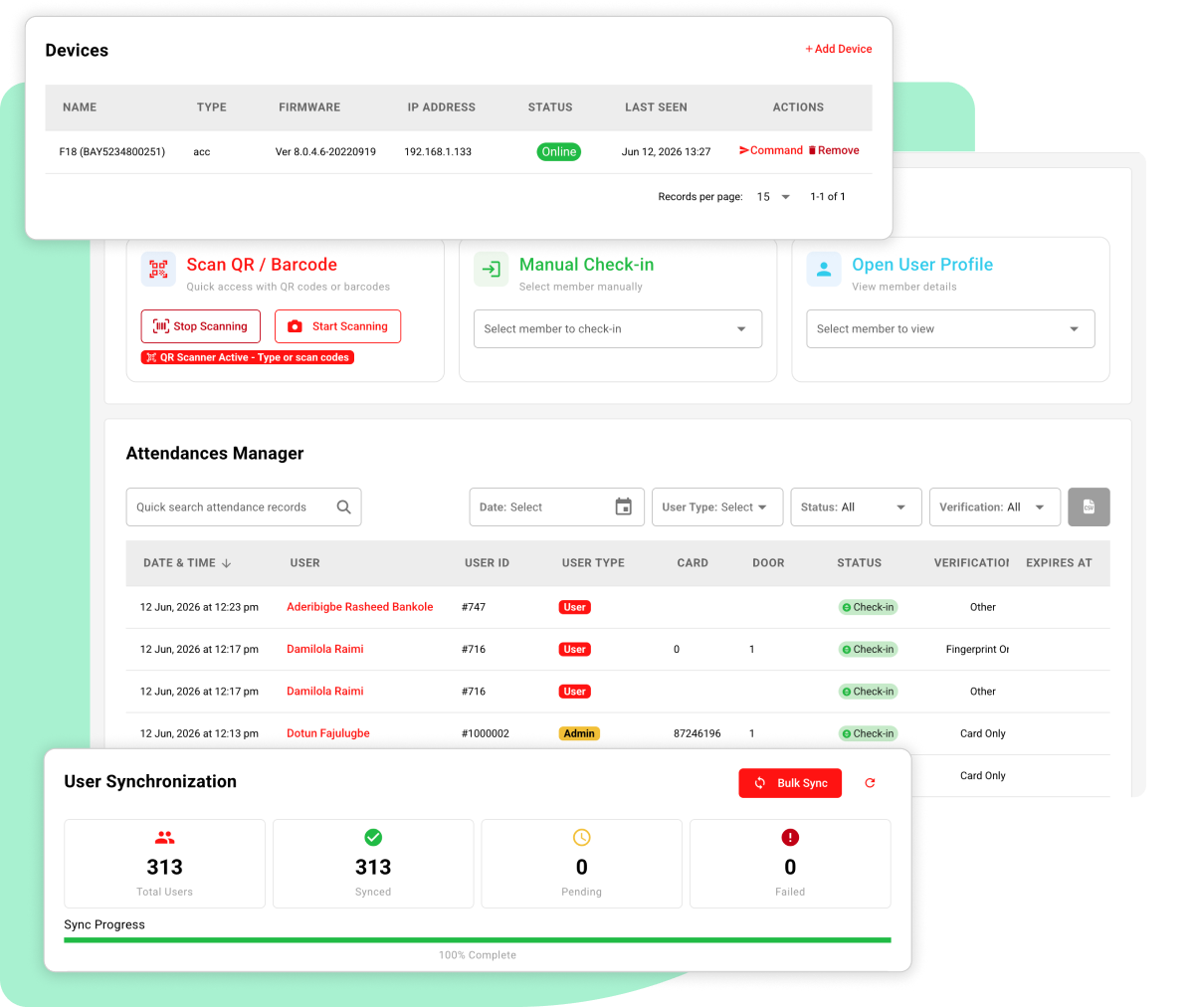 Real-Time Logs & Live Dashboard